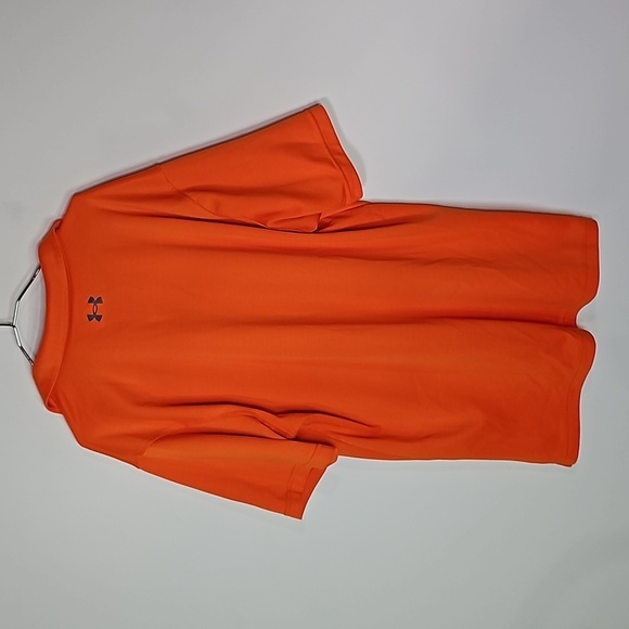 Under Armour orange XLT loose fit athletic short sleeve polo - Picture 4 of 6